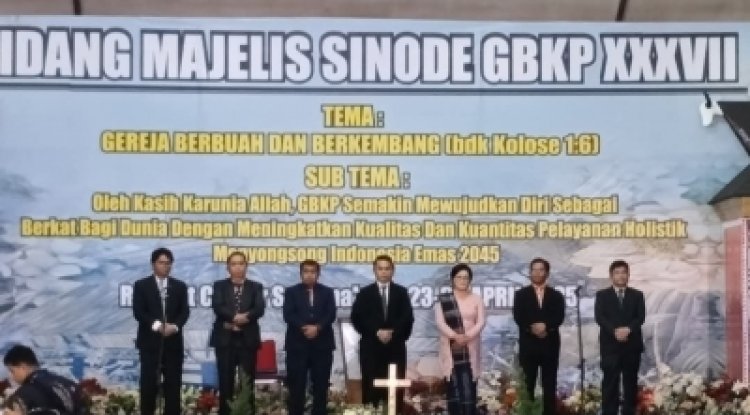 Pengurus Moderamen GBKP 2025-2030 Dilantik, Ini Daftar Namanya