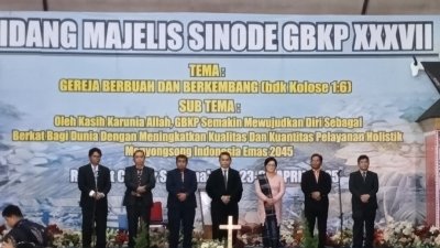 Pengurus Moderamen GBKP 2025-2030 Dilantik, Ini Daftar Namanya